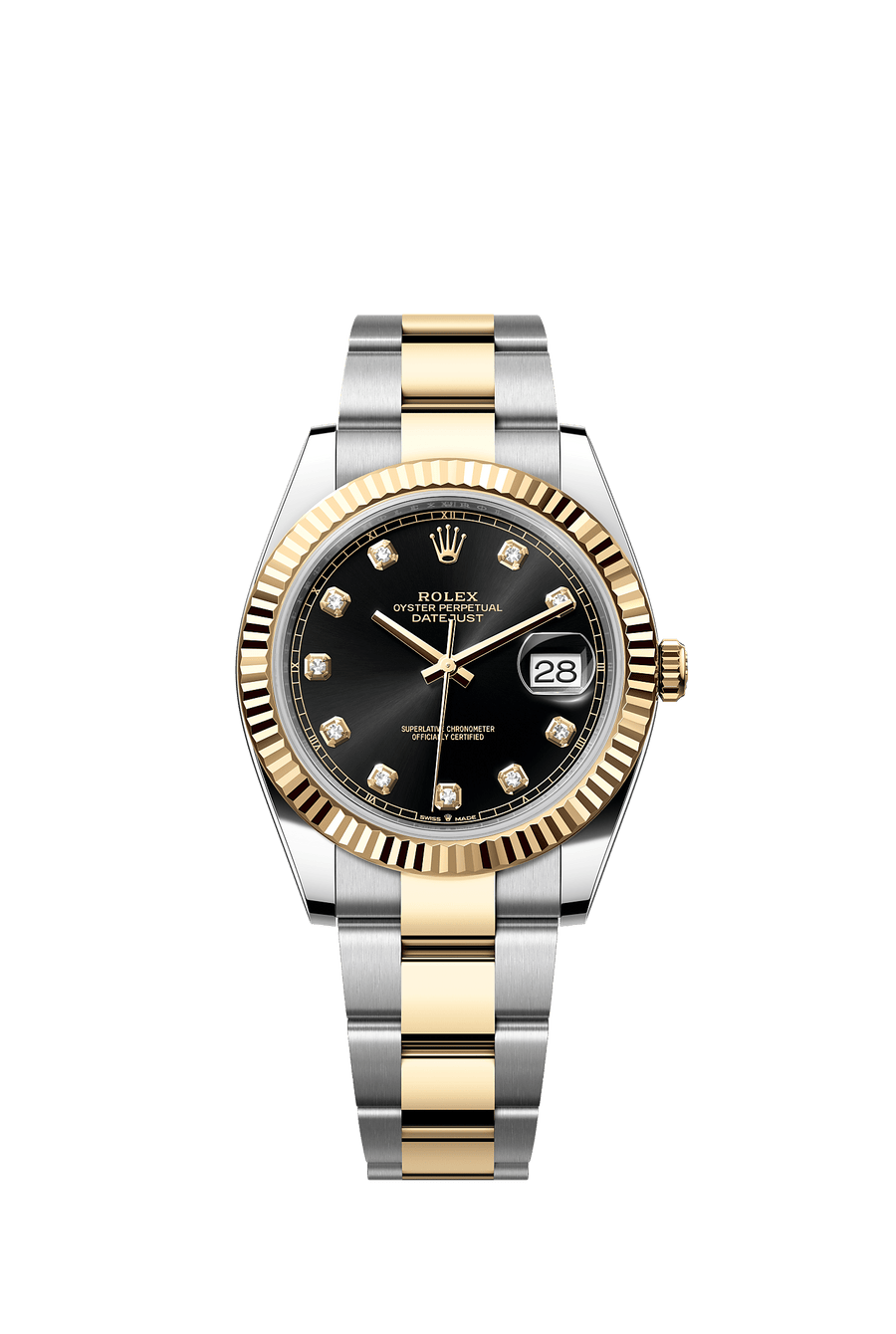 Rolex Datejust 41 126333 Black Diamond dial Oyster