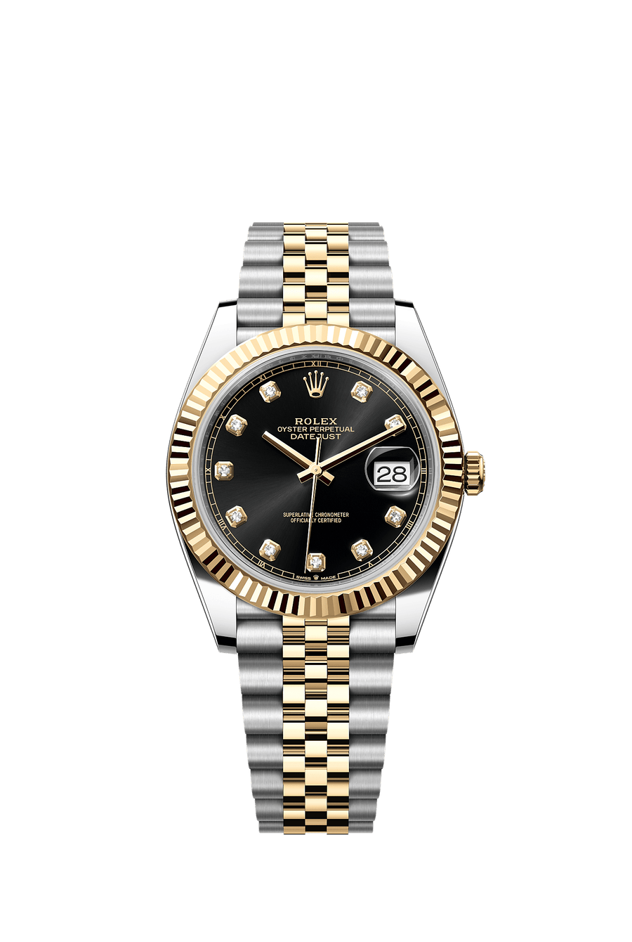 Rolex Datejust 41 126333 Black Diamond dial Jubilee