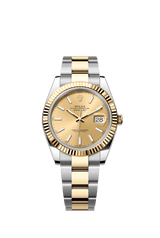Rolex Datejust 41 126333 Champagne Index dial Oyster
