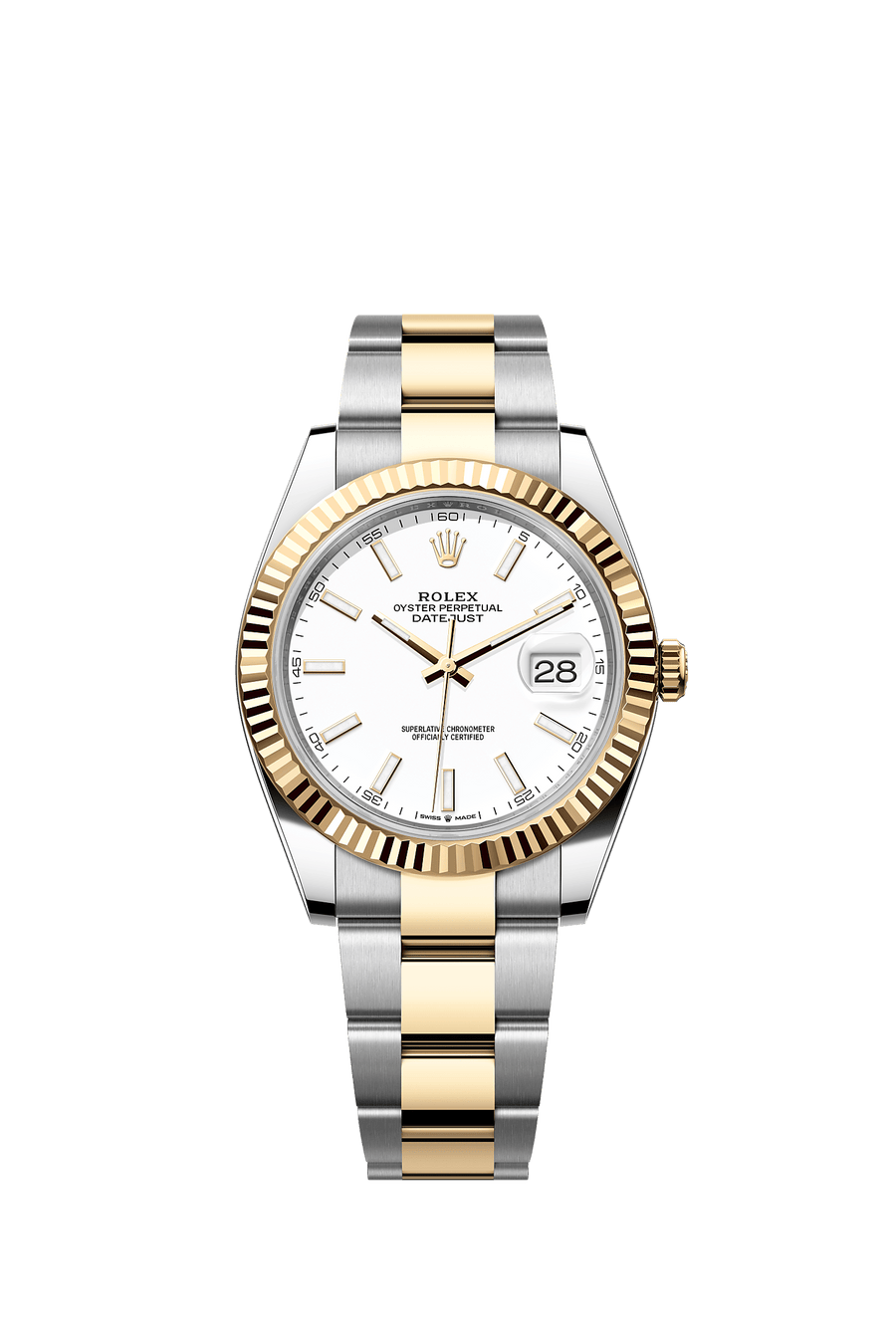 Rolex Datejust 41 126333 White Index dial Oyster