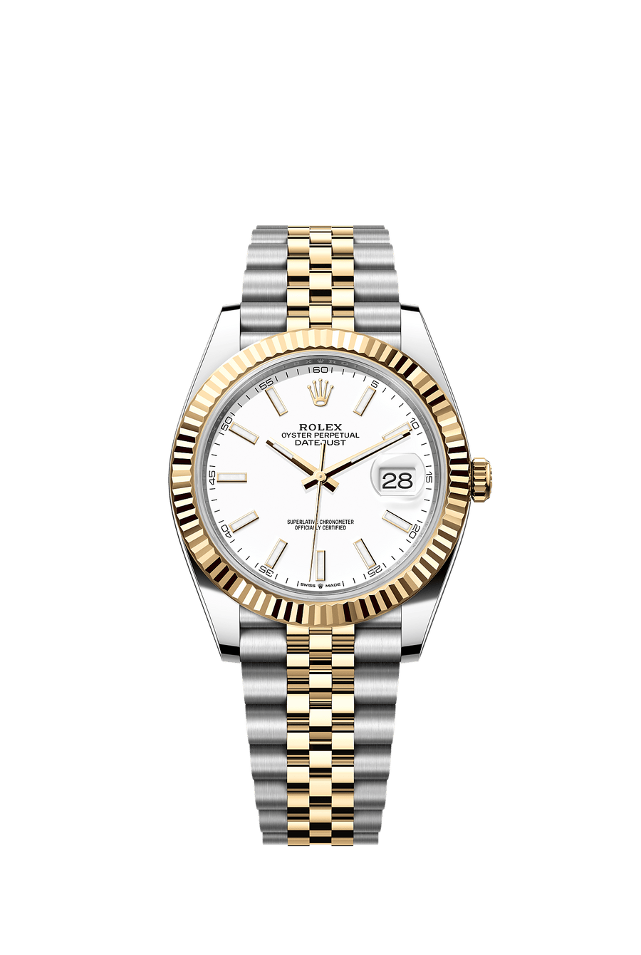 Rolex Datejust 41 126333 White Index dial Jubilee