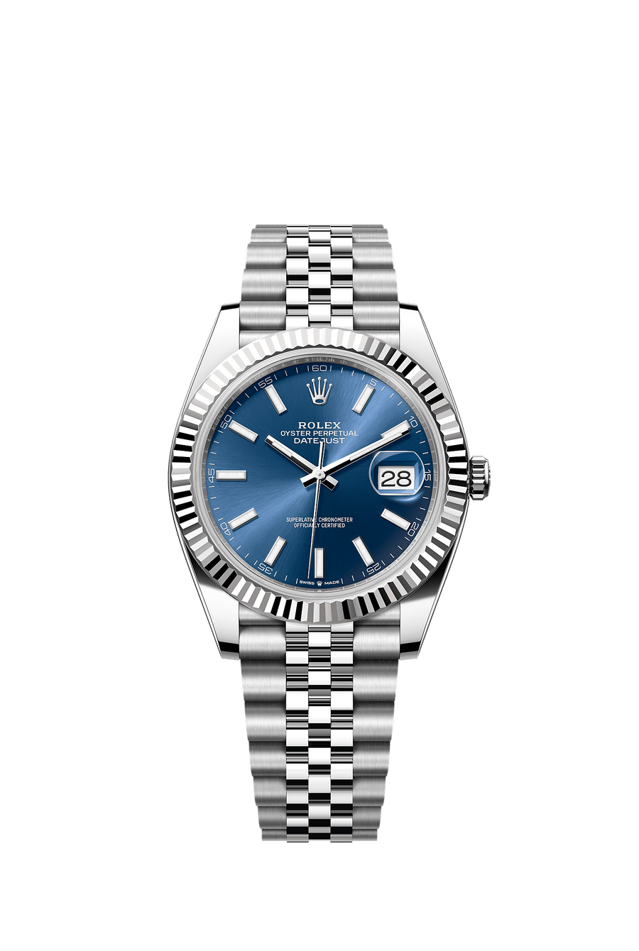 Rolex Datejust 41 126334 Blue Index Dial Jubilee