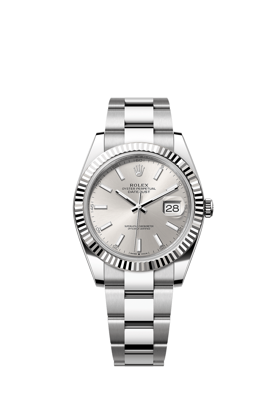 Rolex Datejust 41 126334 Silver Index Dial Oyster