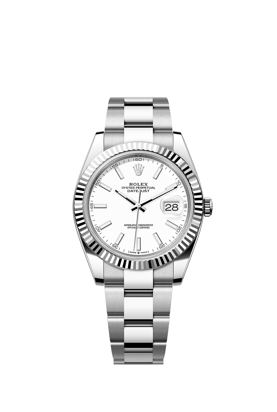 Rolex Datejust 41 126334 White Index Dial Oyster