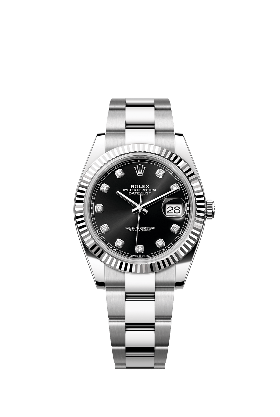 Rolex Datejust 41 126334 Black Diamond Dial Oyster