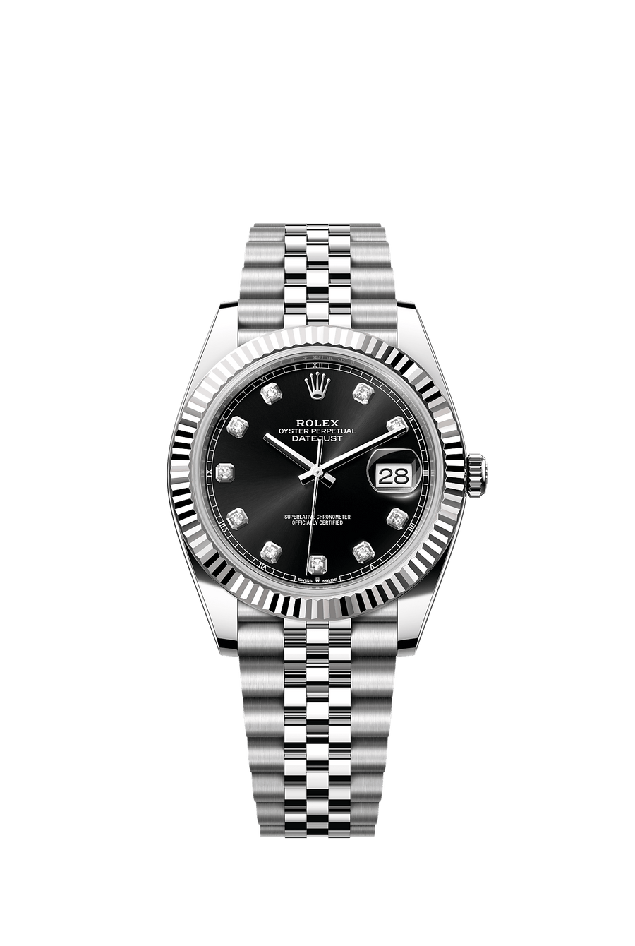 Rolex Datejust 41 126334 Black Diamond Dial Jubilee