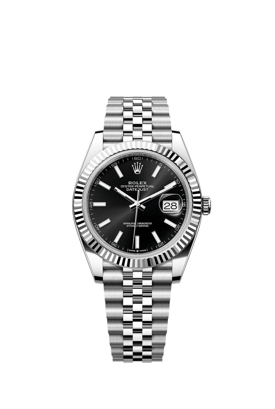 Rolex Datejust 41 126334 Black Index Dial Jubilee