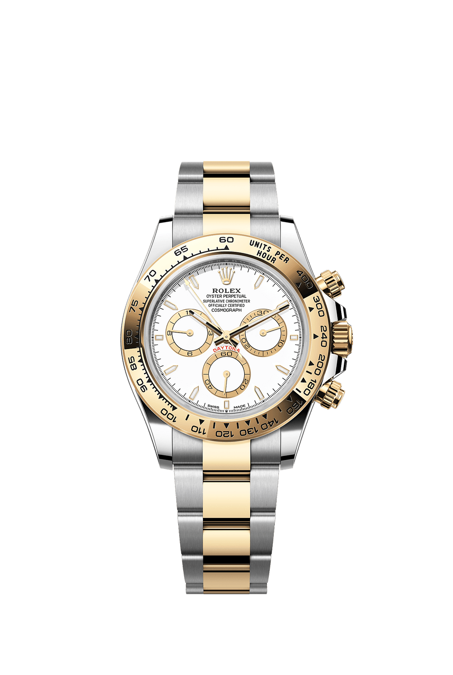 Rolex Cosmograph Daytona 126503 yellow Rolesor, white index dial