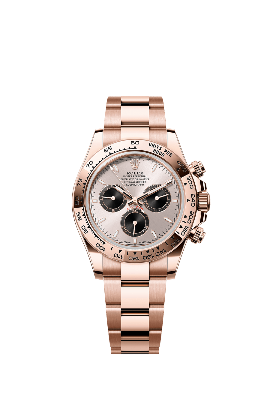Rolex Cosmograph Daytona 126505 Everose gold, Sundust and black index dial