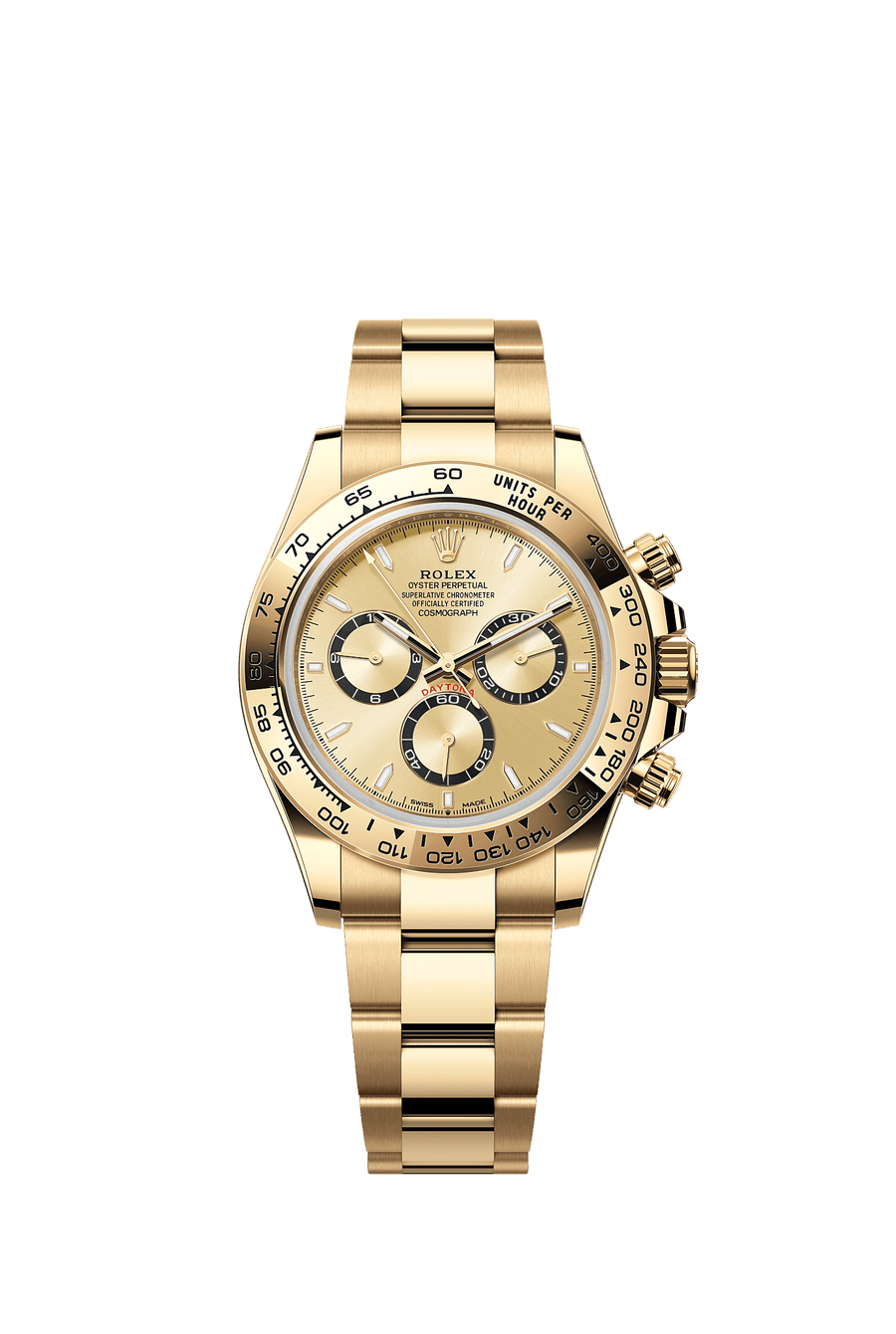 Rolex Cosmograph Daytona 126508 yellow gold, golden index dial