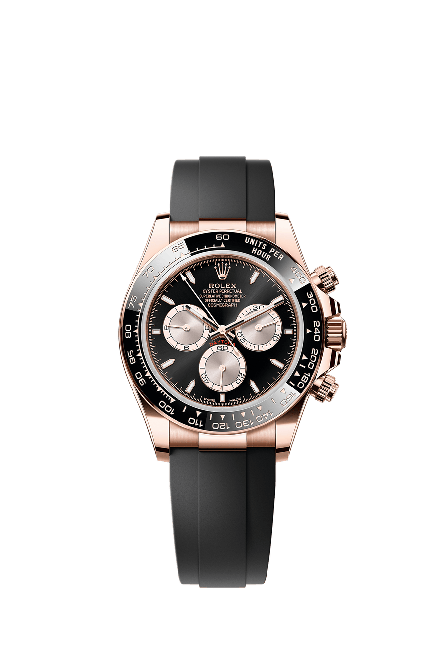 Rolex Cosmograph Daytona 126515LN Everose gold, black and Sundust index dial