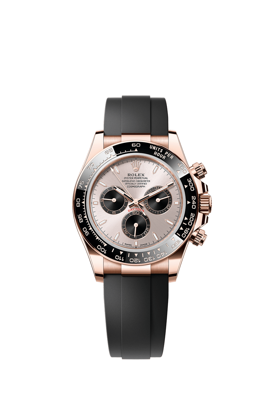Rolex Cosmograph Daytona 126515LN Everose gold, Sundust and black index dial