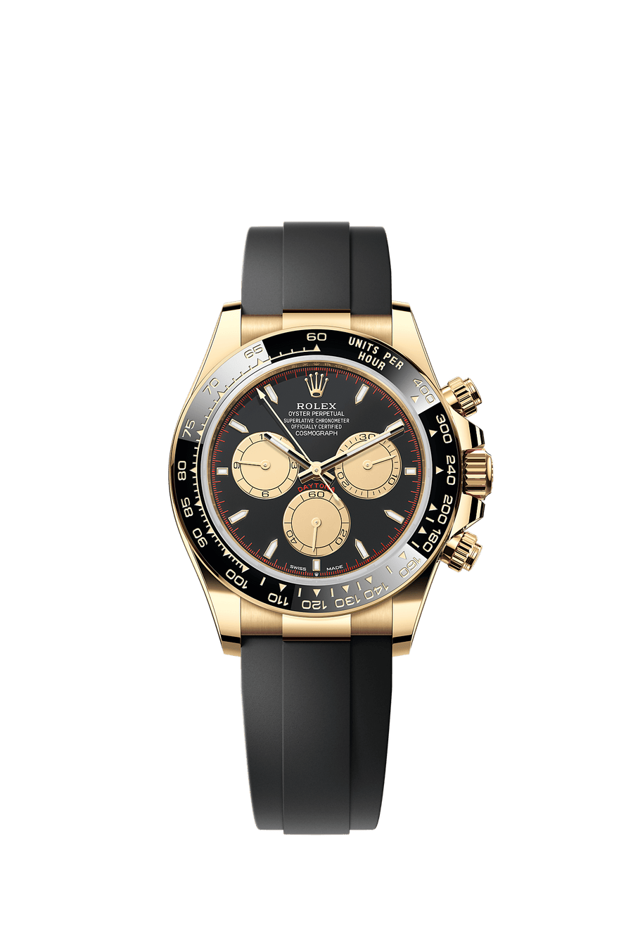 Rolex Cosmograph Daytona 126518LN yellow gold, golden and black index dial