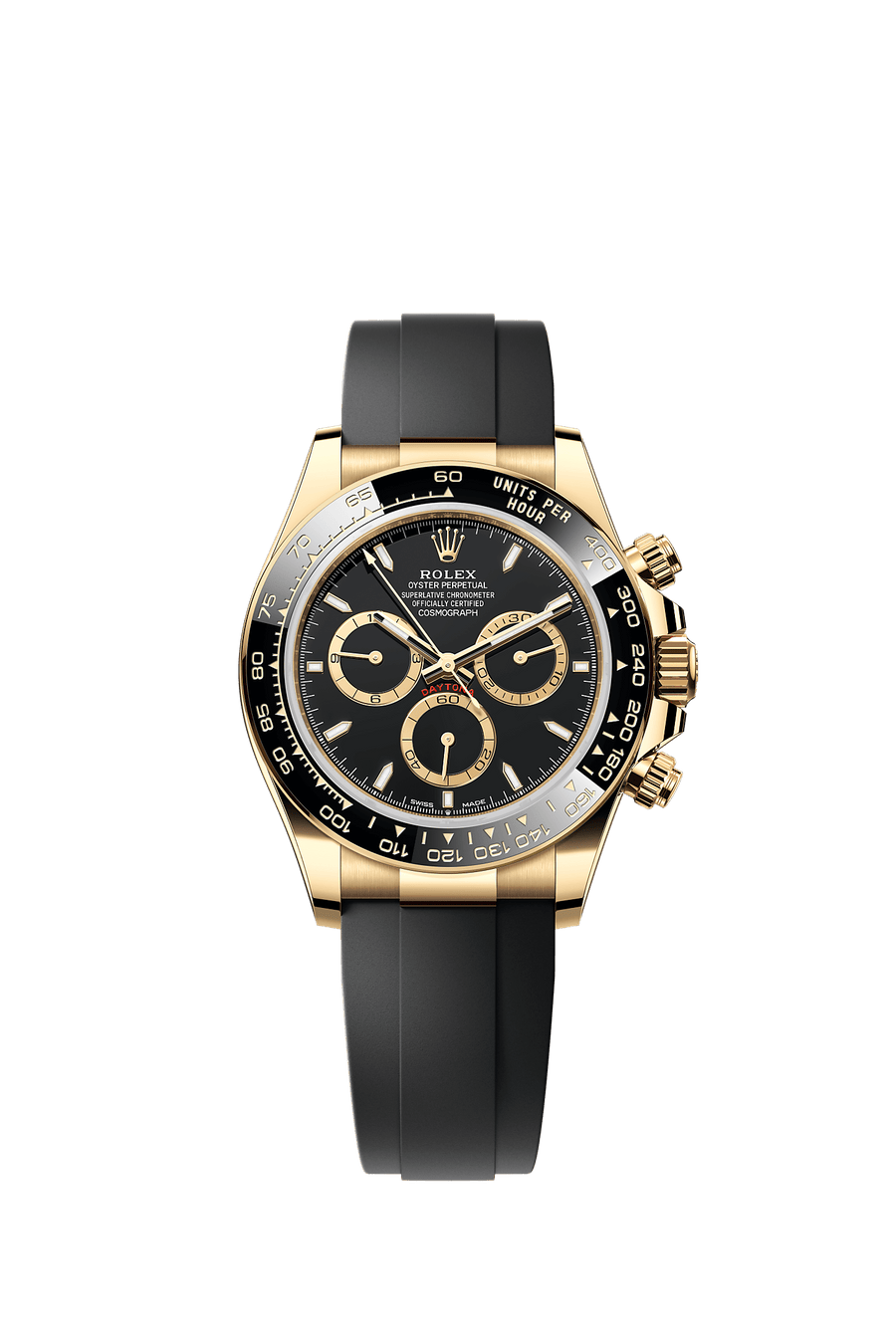 Rolex Cosmograph Daytona 126518LN yellow gold, black index dial