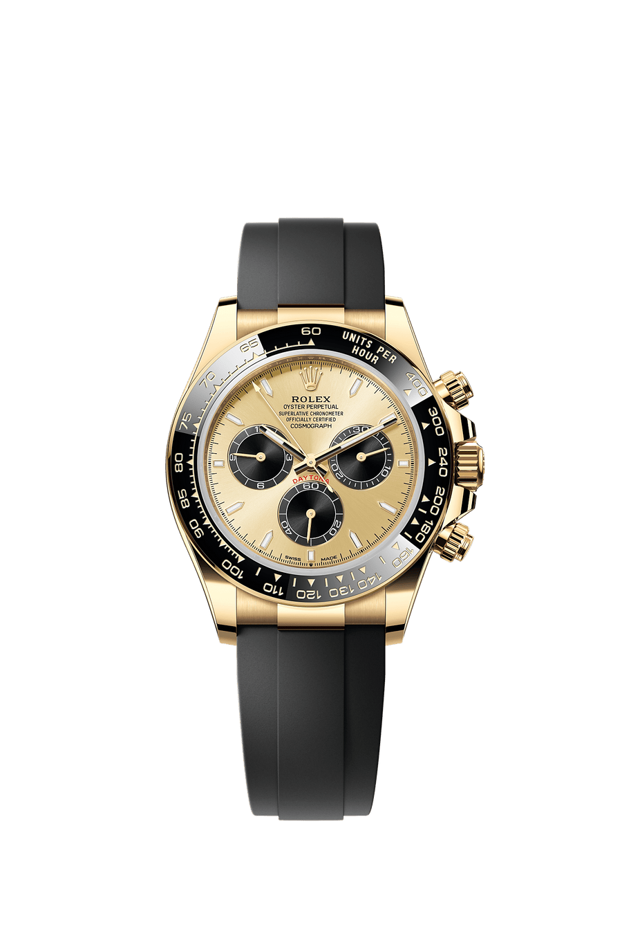 Rolex Cosmograph Daytona 126518LN yellow gold, black and champagne index dial
