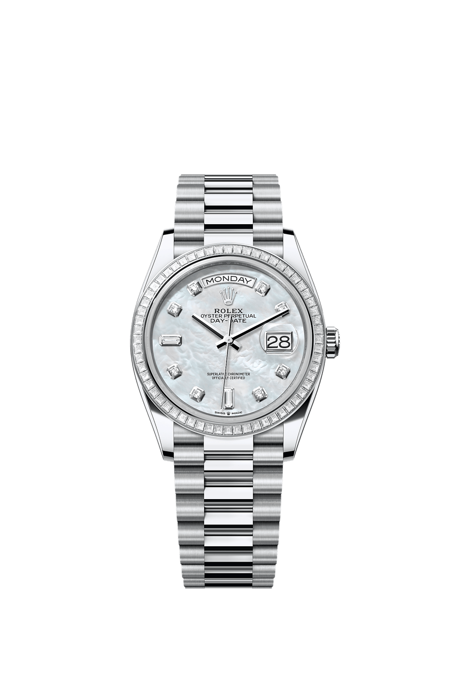 Rolex Day-Date 36 Platinum President - Mother of Pearl Dial - 128396TBR