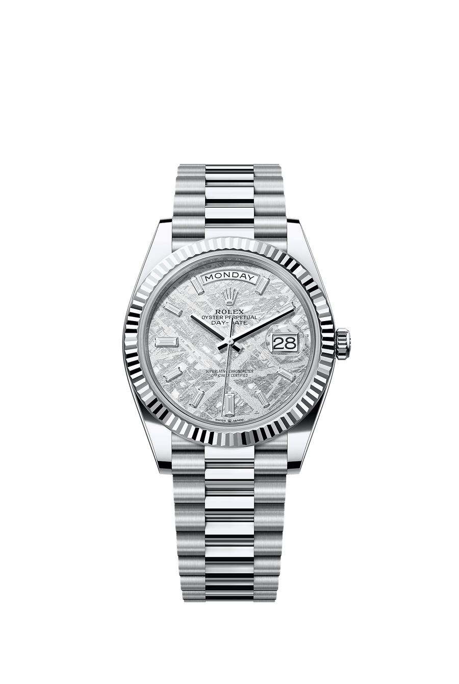 Rolex Day-Date 40 Platinum President - Meteorite Diamonds Dial - 228236