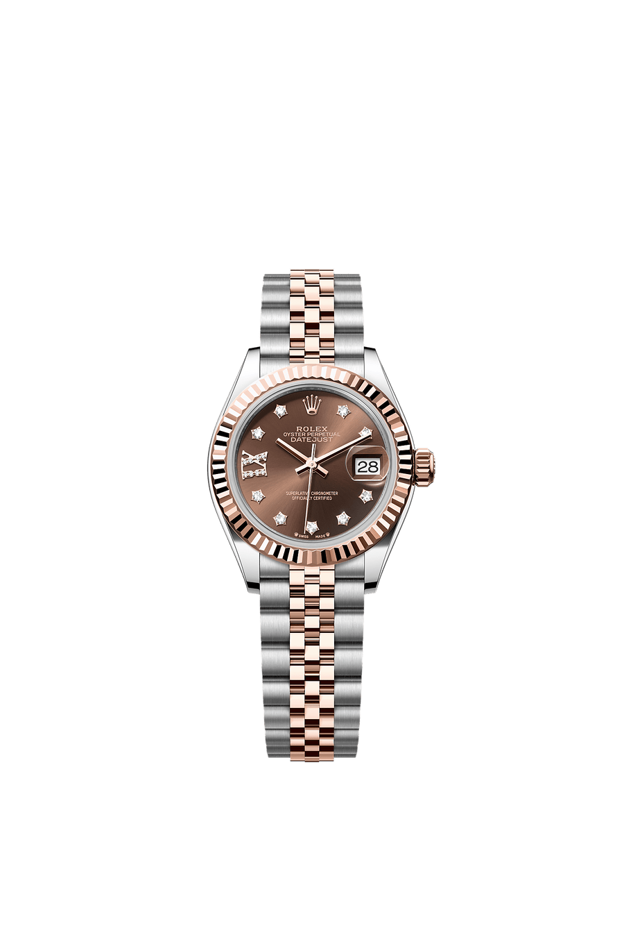 Rolex Lady-Datejust 28 279171 Chocolate Diamond Star Dial Jubilee