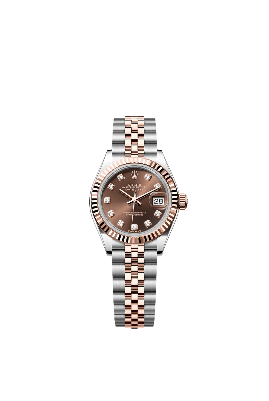 Rolex Lady-Datejust 28 279171 Chocolate Diamond Dial Jubilee
