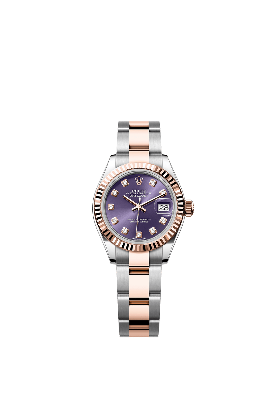 Rolex Lady-Datejust 28 279171 Aubergine Diamond Dial Oyster