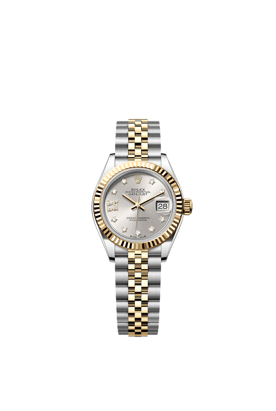 Rolex Lady-Datejust 279173 Silver Diamond Star Dial Jubilee Bracelet