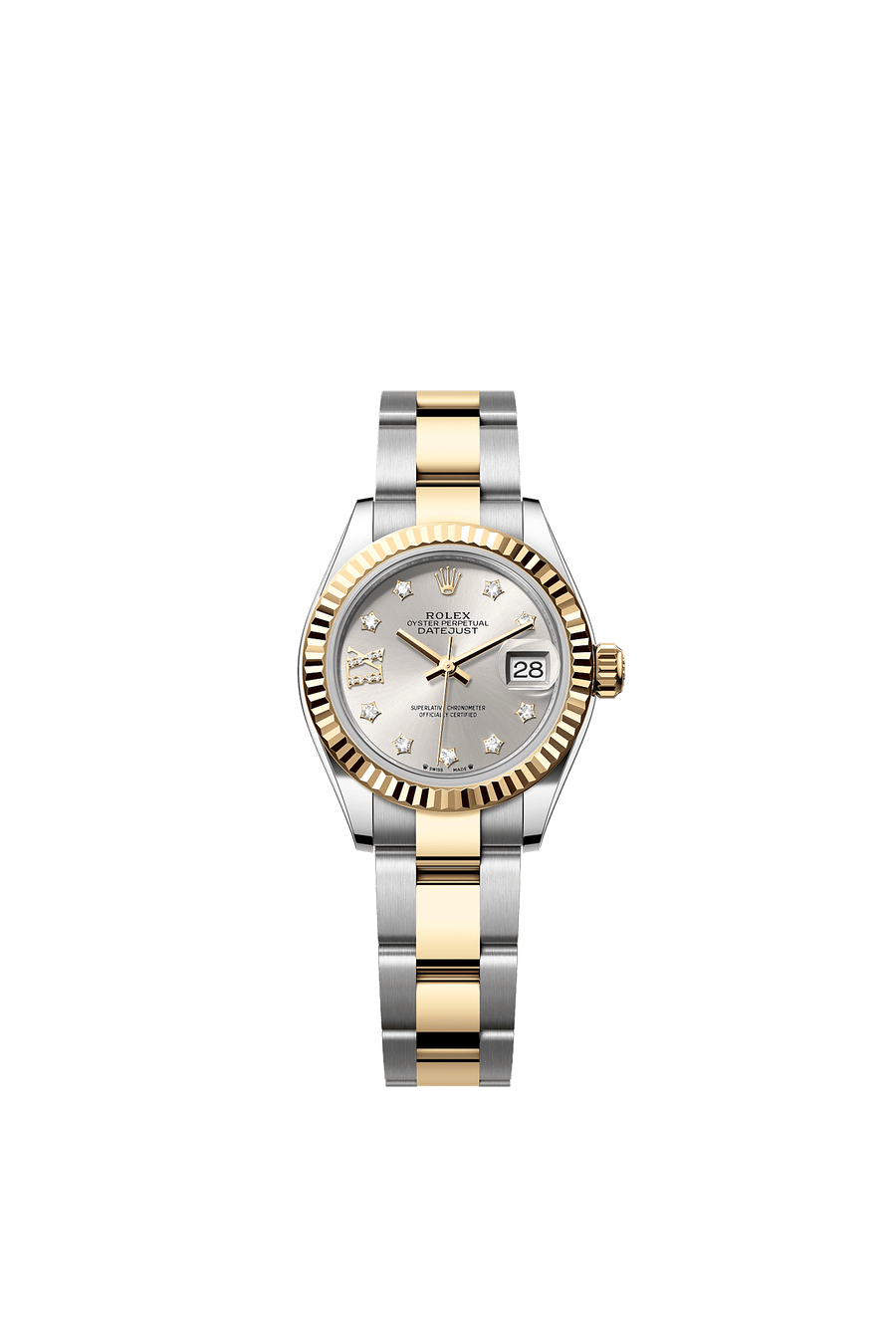 Rolex Lady-Datejust 279173 Silver Diamond Star Dial Oyster Bracelet