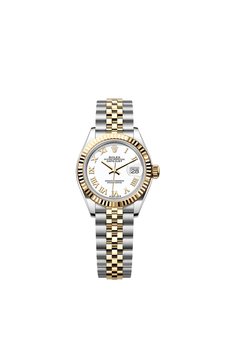 Rolex Lady-Datejust 279173 White Roman Dial Jubilee Bracelet