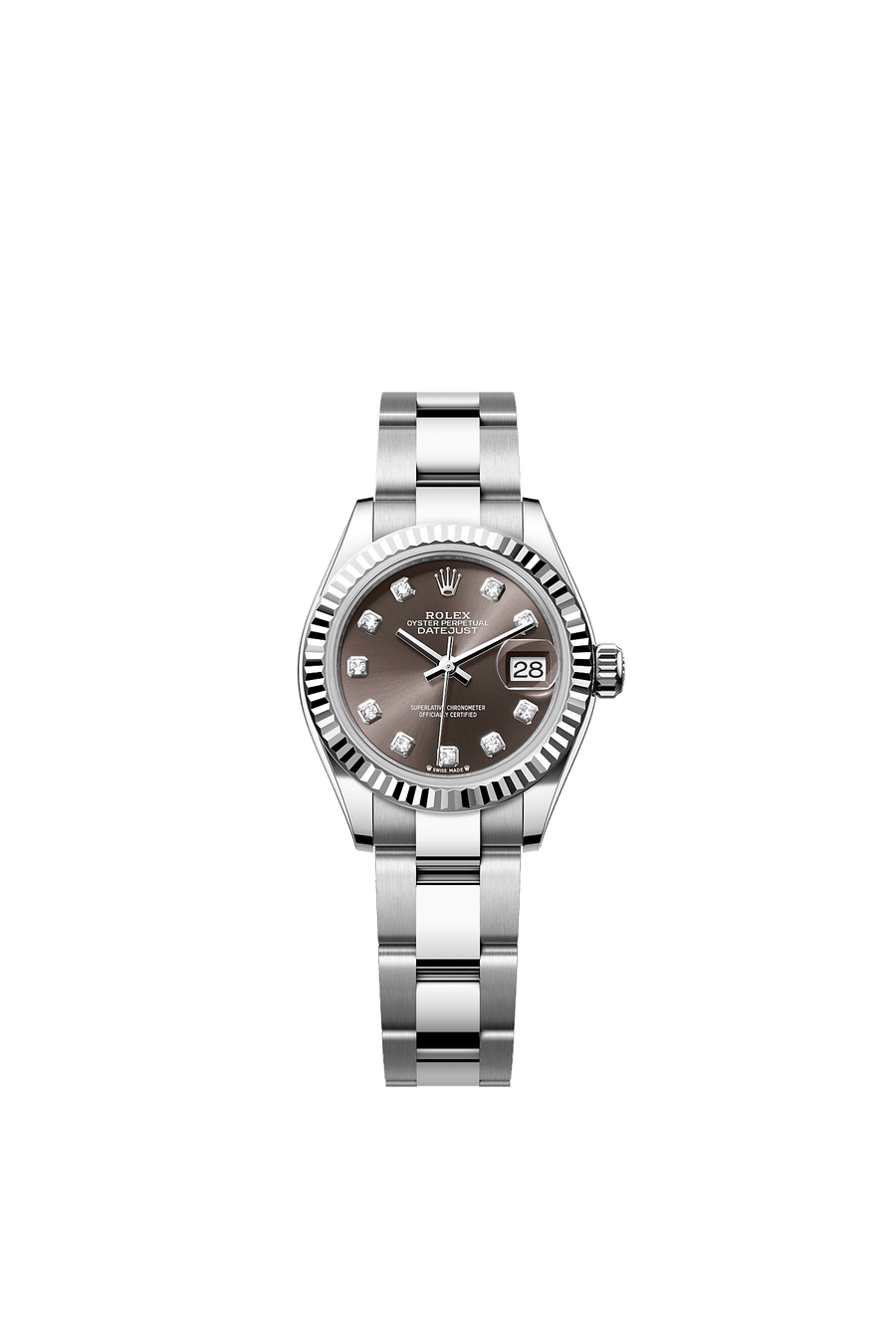 Rolex Lady-Datejust 279174 Dark Grey Diamond Dial Oyster