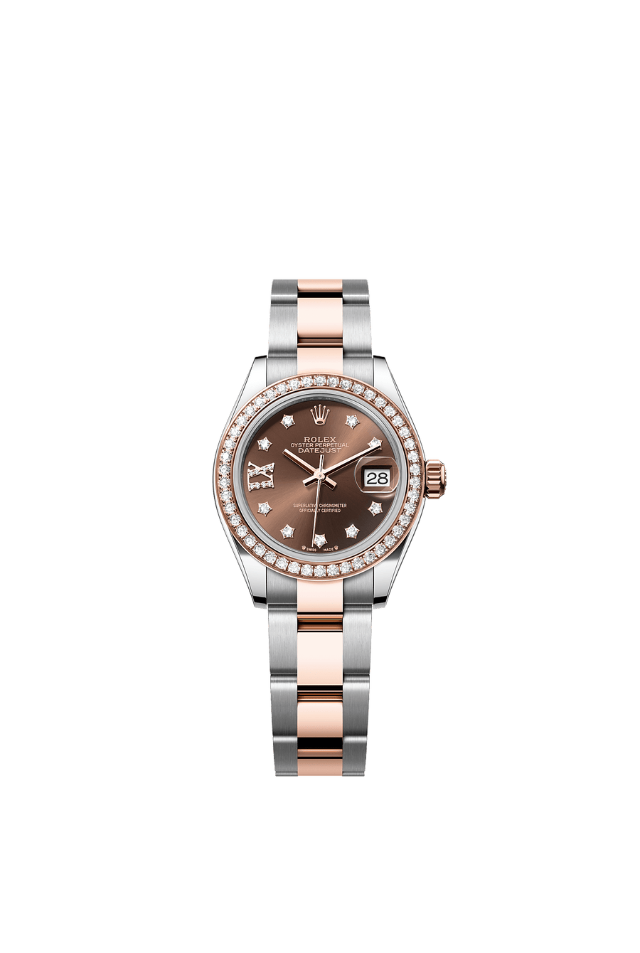 Rolex Lady-Datejust 279381RBR Chocolate Diamond Star Dial Oyster