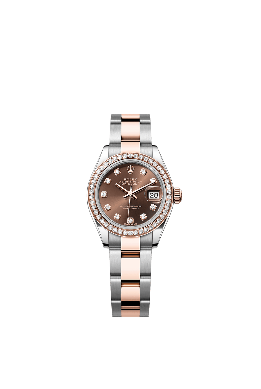 Rolex Lady-Datejust 279381RBR Chocolate Diamond Dial Oyster