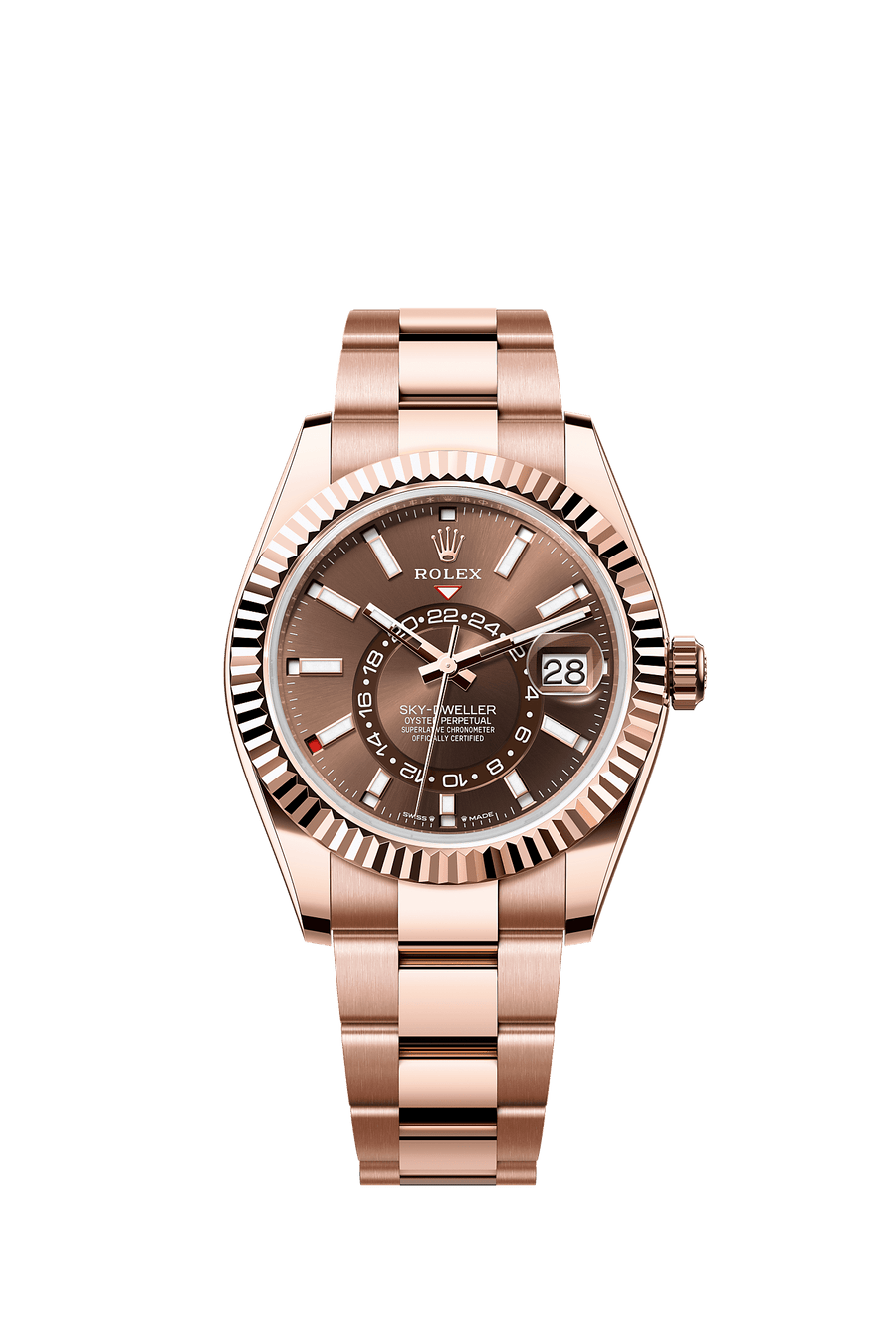 Rolex Sky-Dweller 336935 Chocolate Dial Everose Gold Oyster