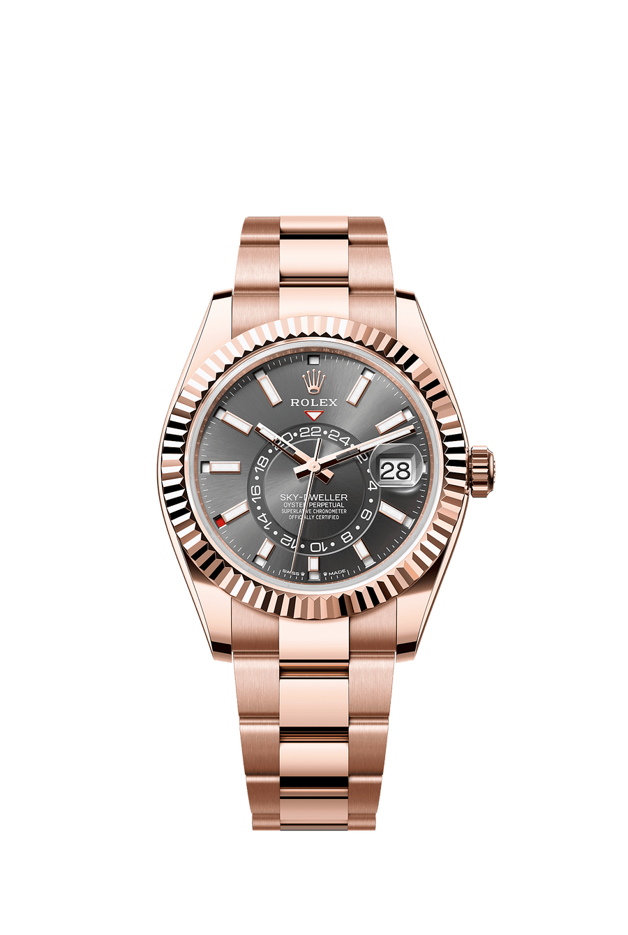 Rolex Sky-Dweller 336935 Slate Dial Everose Gold Oyster