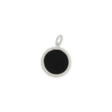 Blu Scarpa Onyx Turquoise Moneta Pendant sterling silver