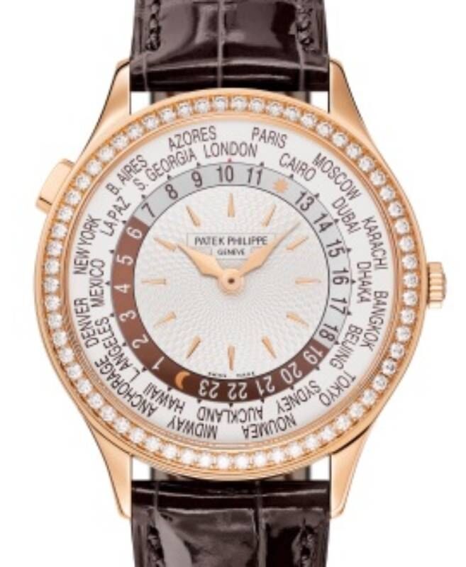 Patek Philippe Complications World Time 36 mm Rose Gold Ivory Dial - 7130R-013