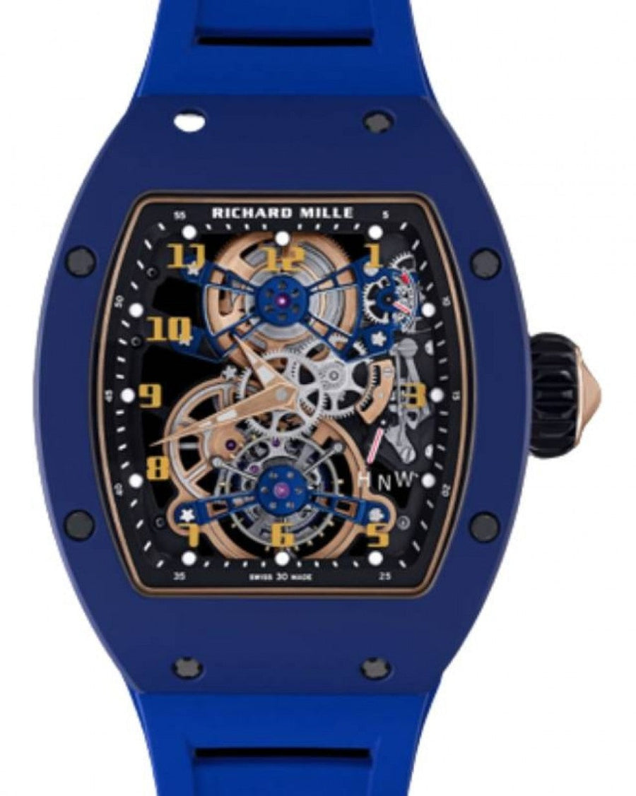 Richard Mille RM 17-02 Manual Tourbillon TZP Ceramic Blue