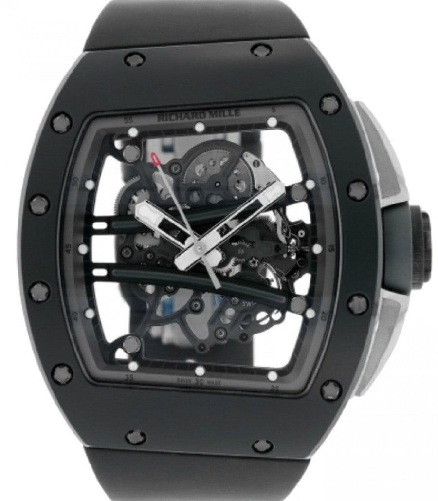 Richard Mille Manual WInding Yohan Blake Grey Edition Black Ceramic RM 61-01 - BRAND NEW