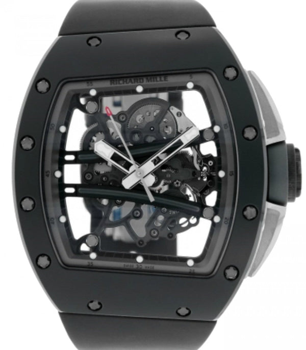 Richard Mille Manual WInding Yohan Blake Grey Edition Black Ceramic RM 61-01 - BRAND NEW