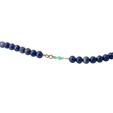 Santa Fe Beaded Lapis Necklace detail
