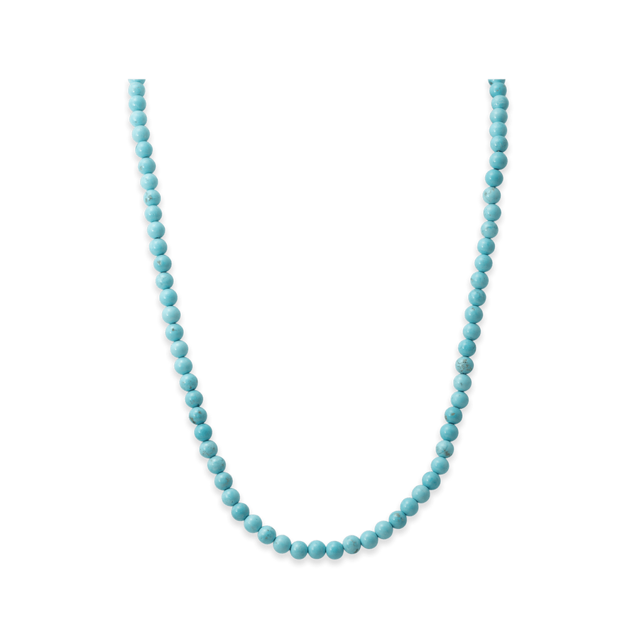 Blu Scarpa Santa Fe Beaded Necklace sterling silver