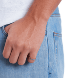 Santa Fe Ring lapis worn