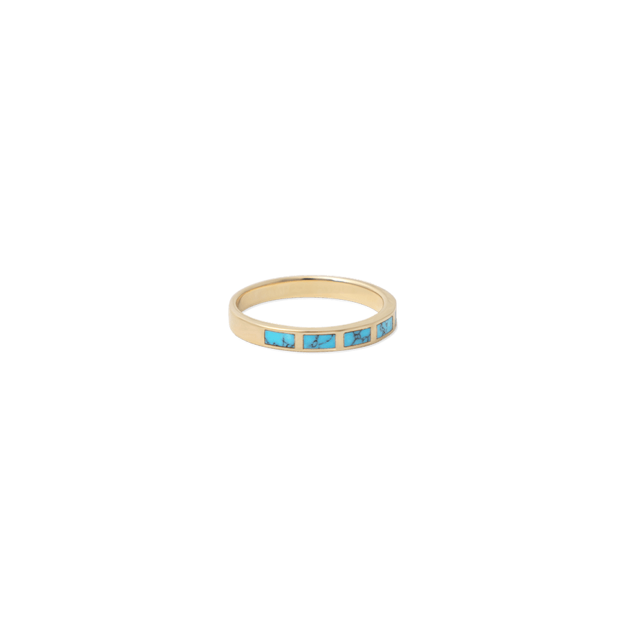Blu Scarpa Santa Fe Ring turquoise 14K gold