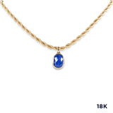 Blu Scarpa Signature Blu Sapphire Corda Necklace