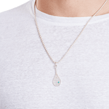 Tennis Racket Corda Necklace detail