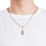 Tennis Racket Pendant 14K gold alternate view
