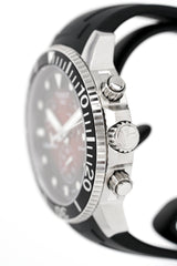 Tissot Chronograph Watch Seastar 1000 Red Rubber T12041742100