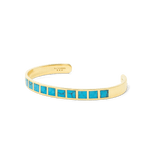 Turquoise 18K Gold Cuff alternate view