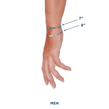 Blu Scarpa Turquoise Bar Bracelet 14K gold alternate view