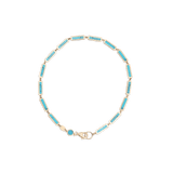 Blu Scarpa Turquoise Bar Bracelet 18K yellow gold