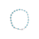 Blu Scarpa Turquoise Star Bracelet 14K white gold
