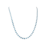 Blu Scarpa Turquoise Star Necklace 14K white gold